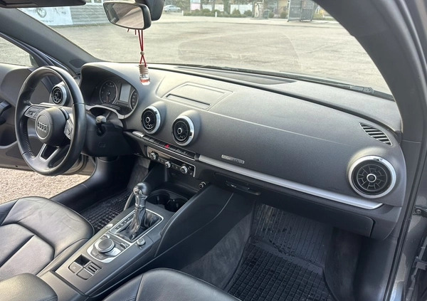 Audi A3 cena 76800 przebieg: 91232, rok produkcji 2017 z Ostrołęka małe 781
